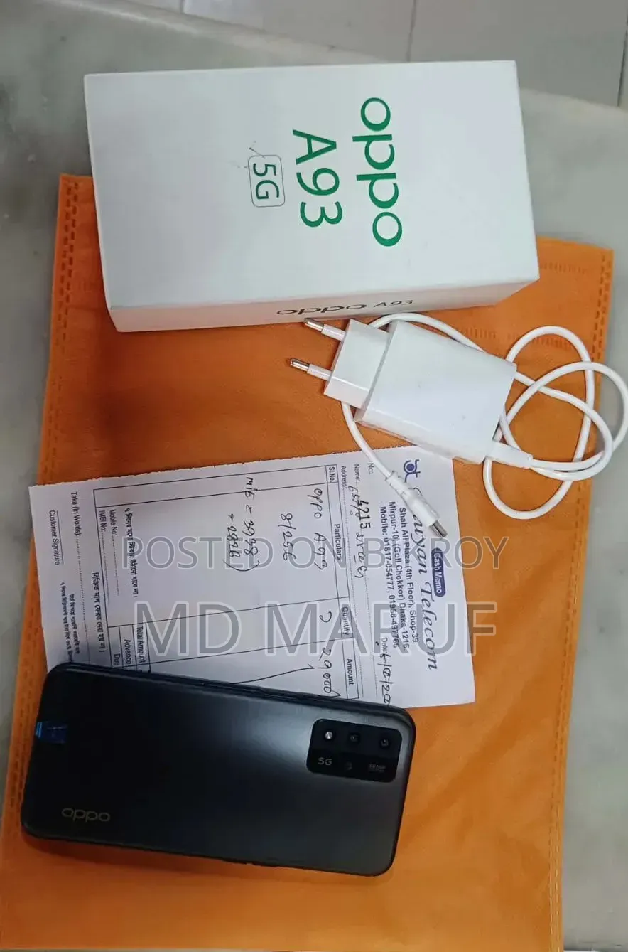Oppo A93S 5G 256 GB Black