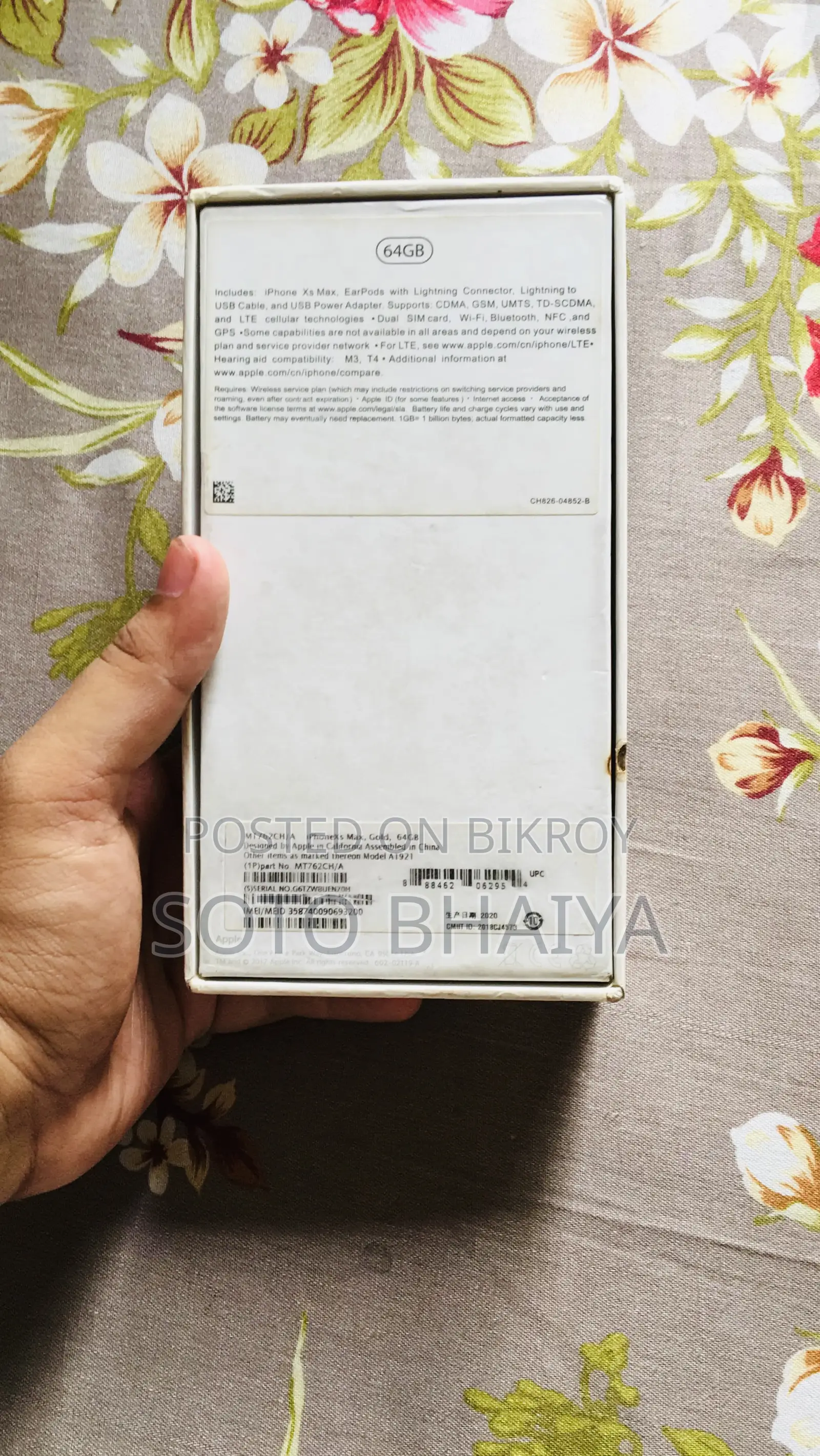 Apple iPhone XS Max 64 GB Rose Gold