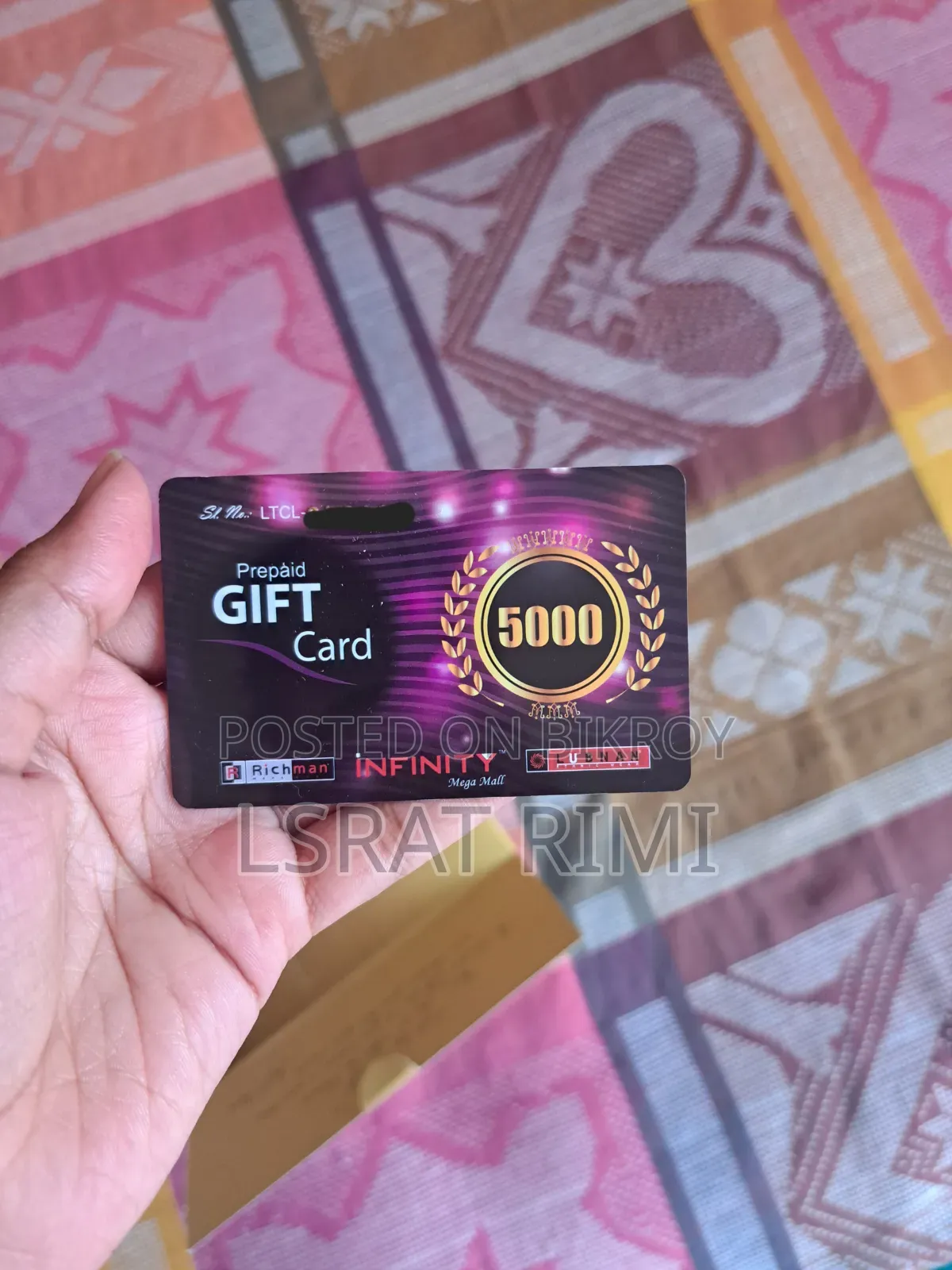Infinity Gift Card