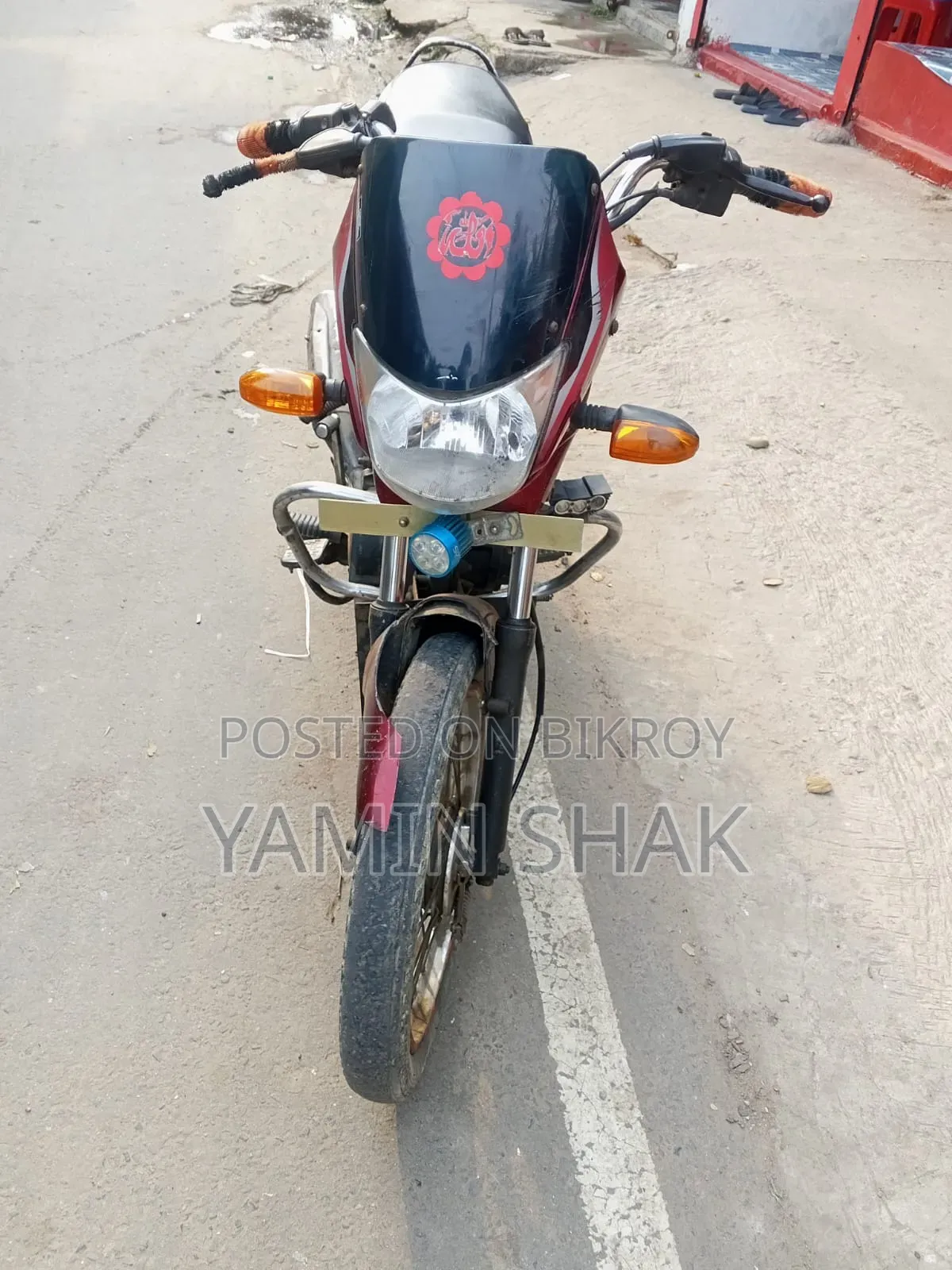 New Bajaj Platina 100 2012 Red