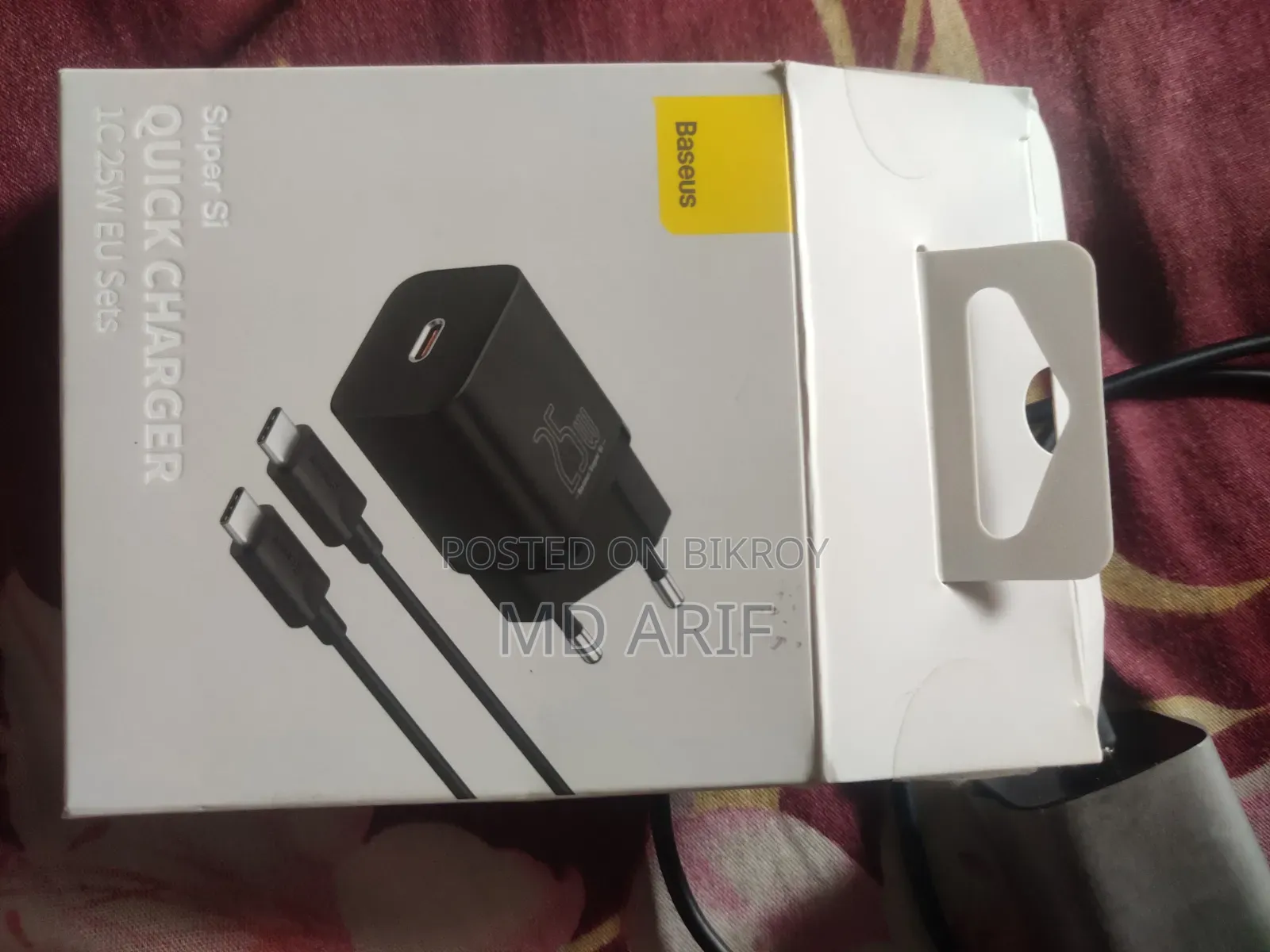 Baseus 1c 25w Eu Sets Quick Charger