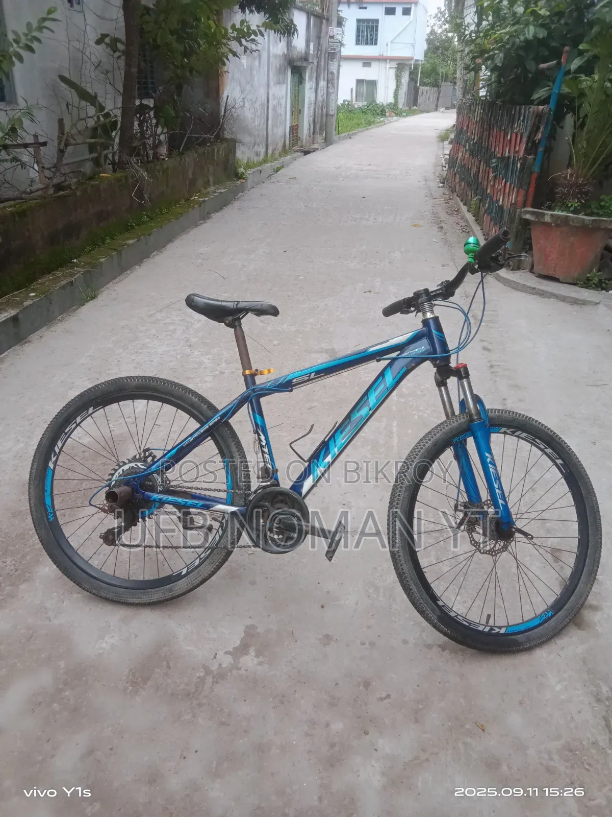 The bicycle is brand new. No problems.