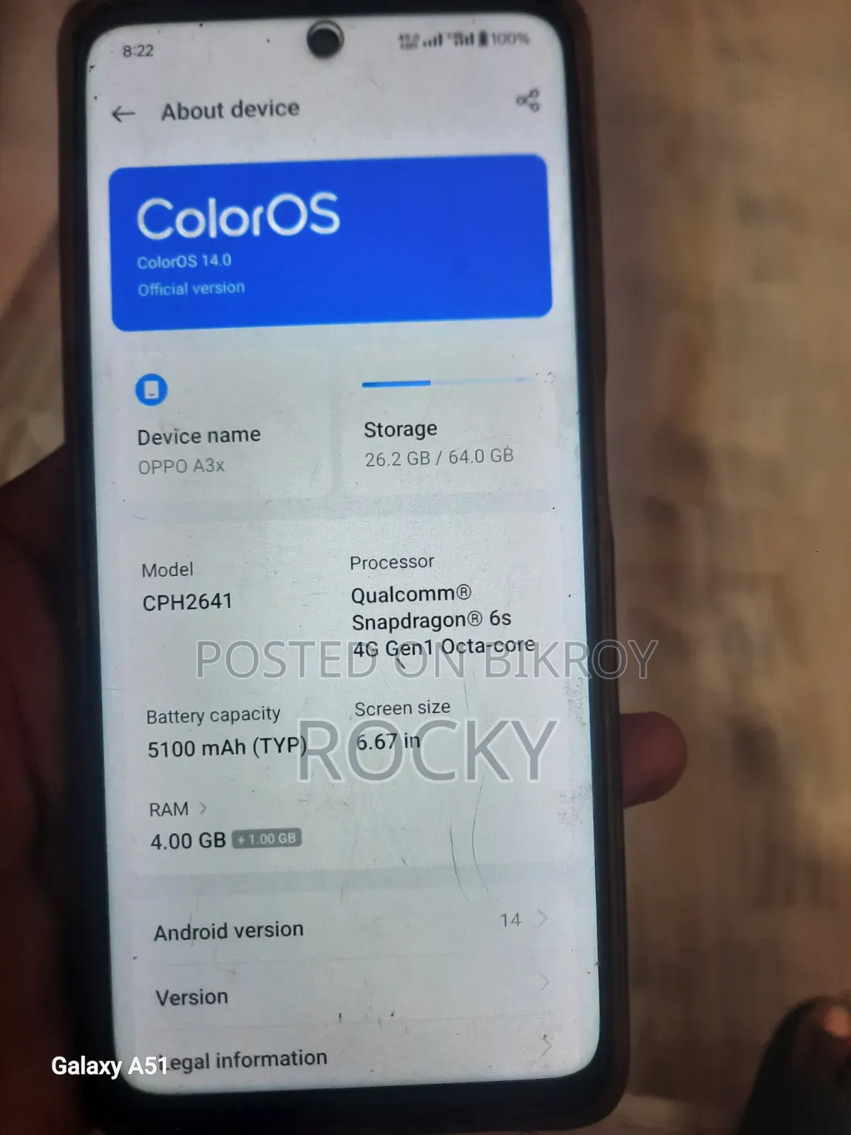 Oppo A3x 64 GB