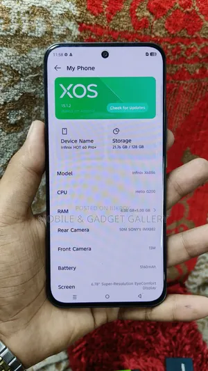 Infinix Hot 60 Pro+ 128 GB Black