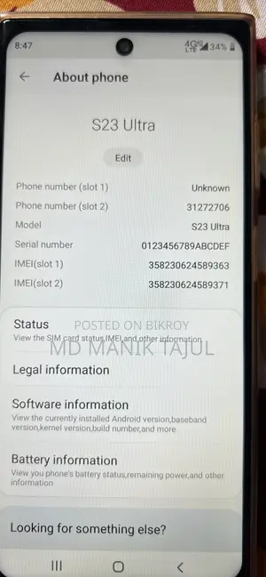 Samsung Galaxy S23 Ultra 256 GB Green