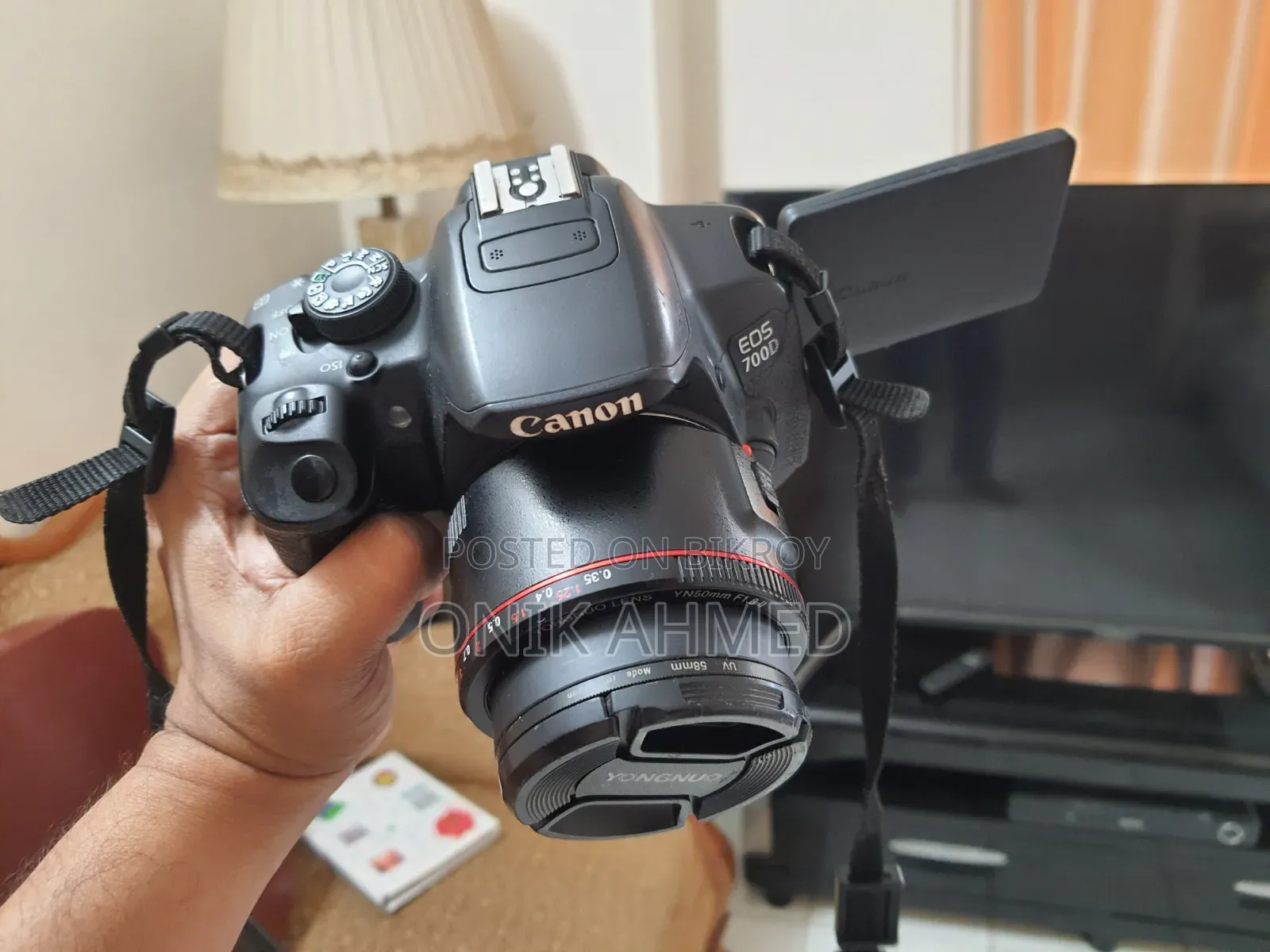 Canon 700d With Prime Lens