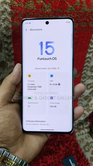 Vivo V40e 256 GB White