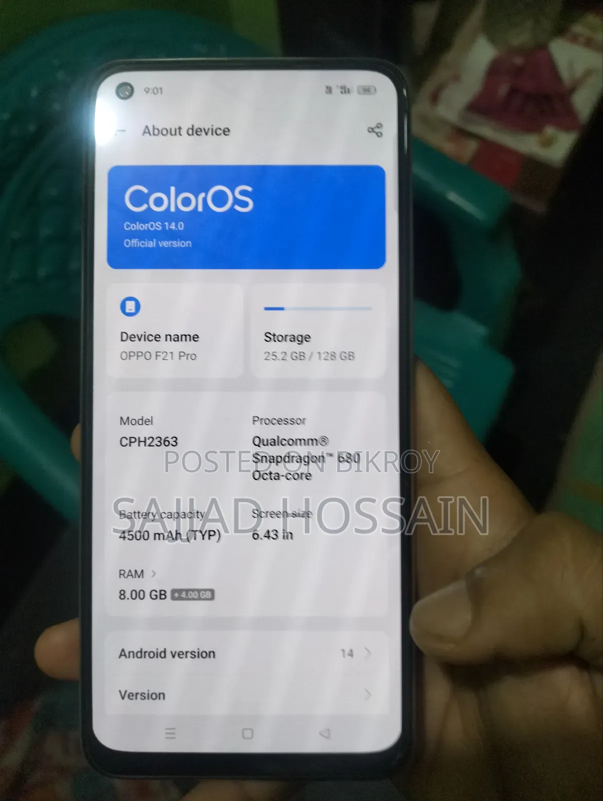 Oppo F21 Pro 128 GB Orange