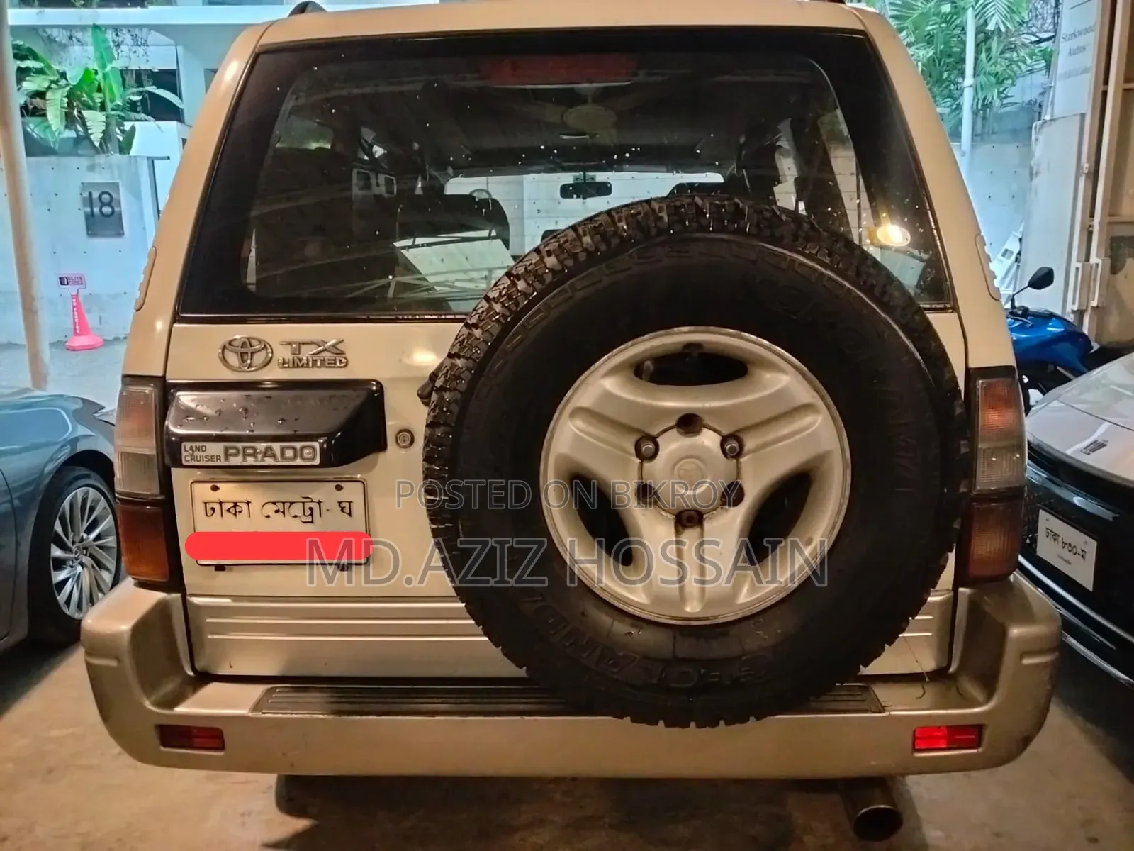 Toyota Land Cruiser Prado 2000 Off White