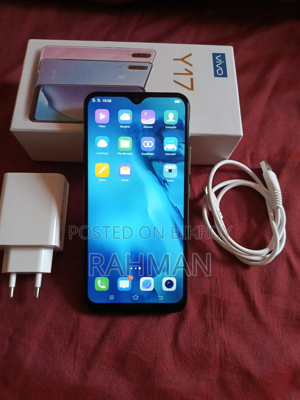 New Vivo Y17 256 GB Blue