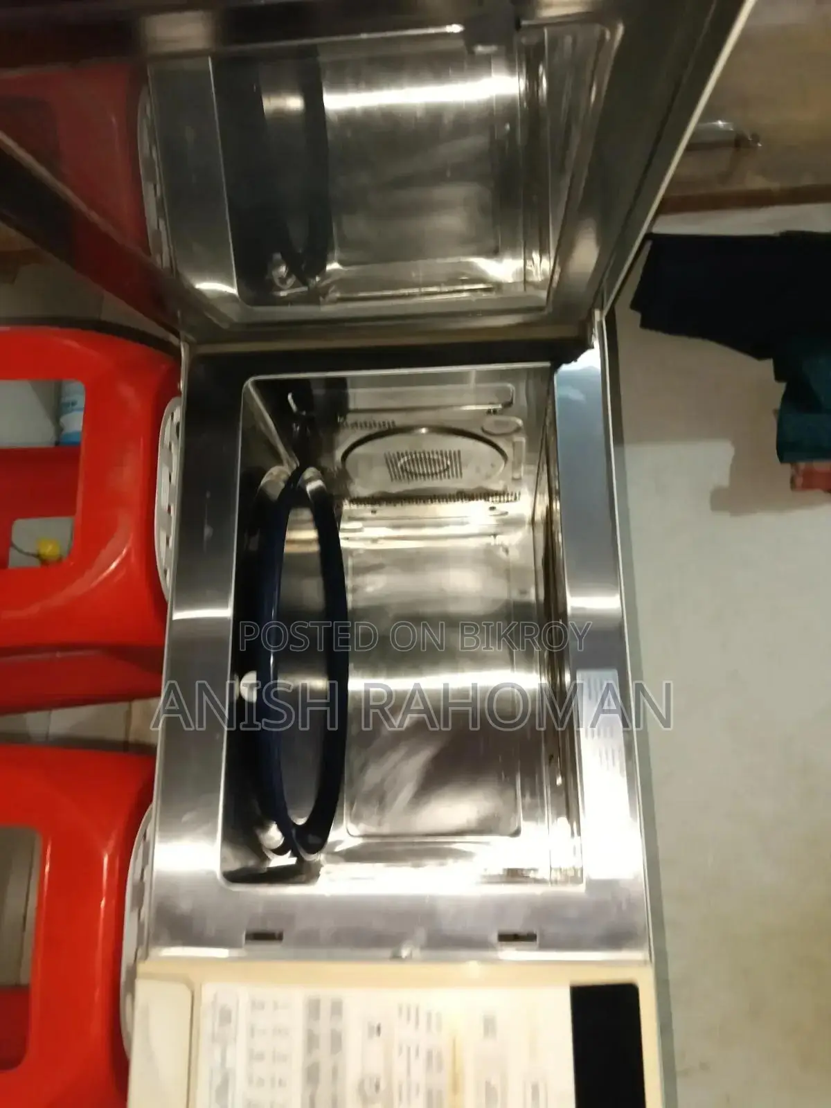 Microwave oven for sale.