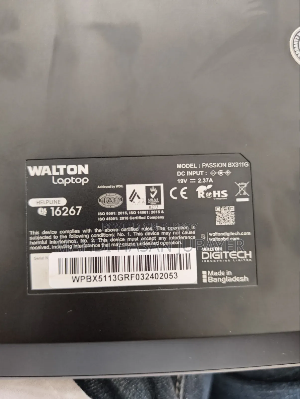 Laptop 8GB Intel Core I3 SSD 500GB