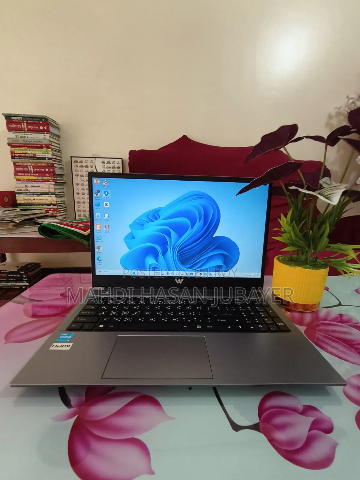 Laptop 8GB Intel Core I3 SSD 500GB