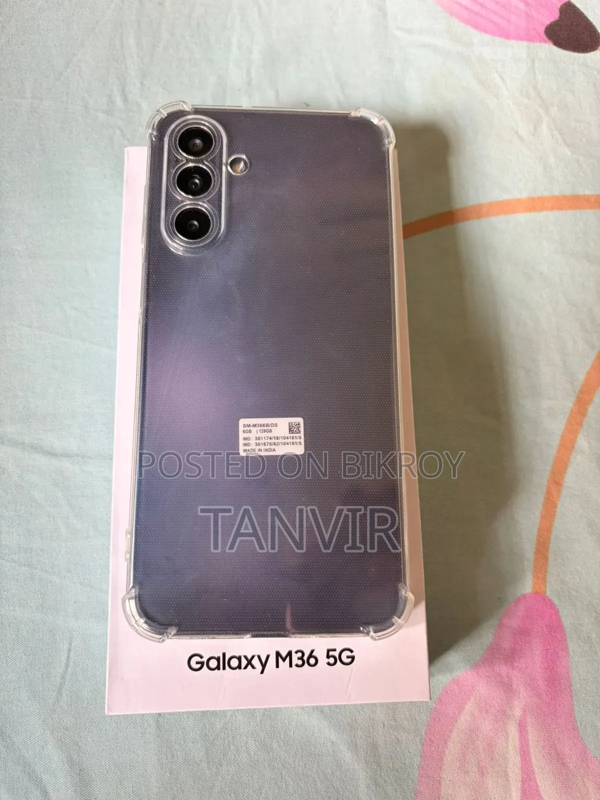 New Samsung Galaxy M36 5G 128 GB Black
