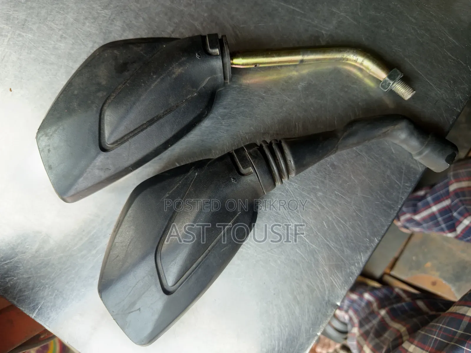 Motorcycle looking glass for sale.