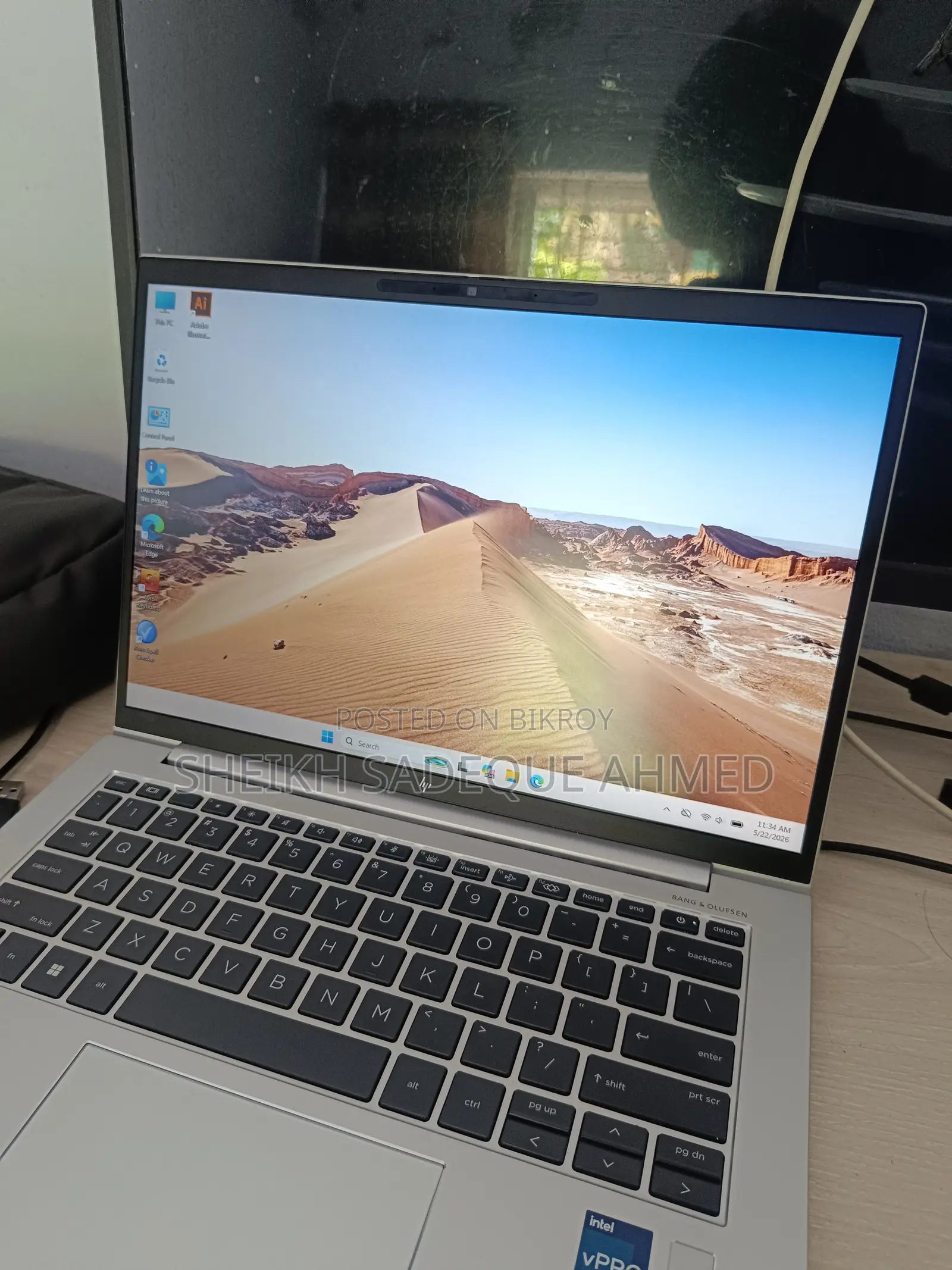 নতুন ল্যাপটপ HP EliteBook 840 G9 16GB Intel Core I5 SSD 512GB