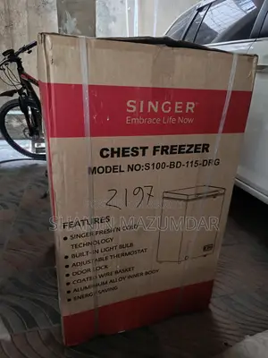 Brand New Singer Chest Freezer 99l (S100-Bd-115-Drg) – Box Packed Red