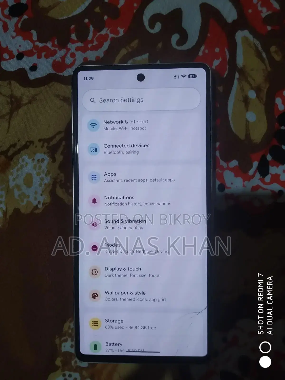 Google Pixel 7 128 GB White