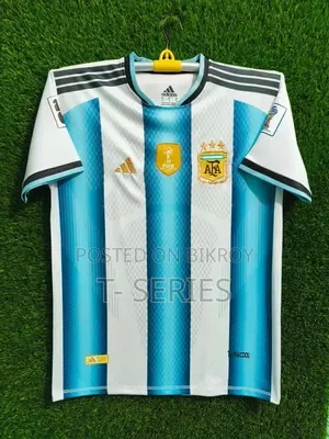 Argentina Fan Jersey With VIP Box Guaranteed Original Quality