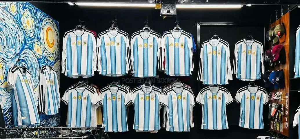 Argentina Fan Jersey With VIP Box Guaranteed Original Quality
