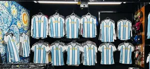 Argentina Fan Jersey With VIP Box Guaranteed Original Quality