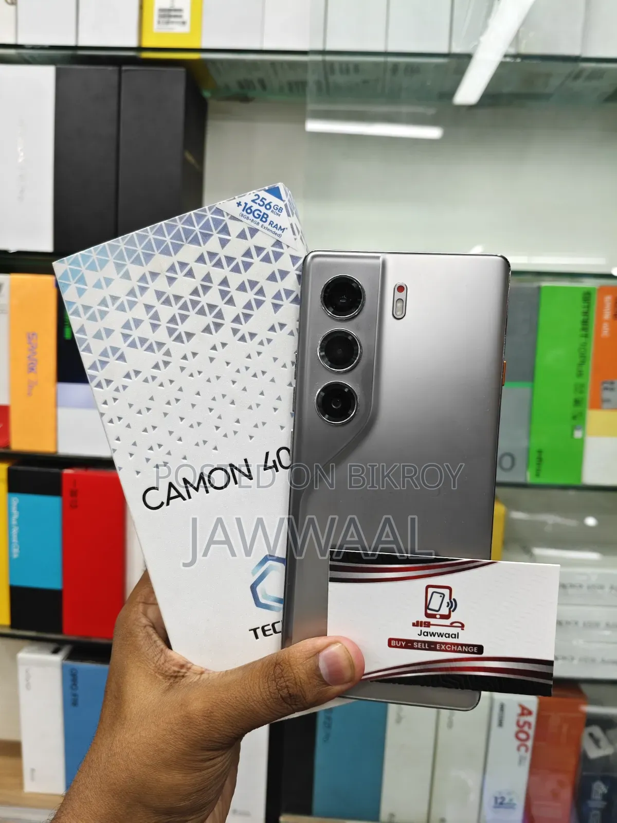 Tecno Camon 40 Pro 4G 256 GB Silver