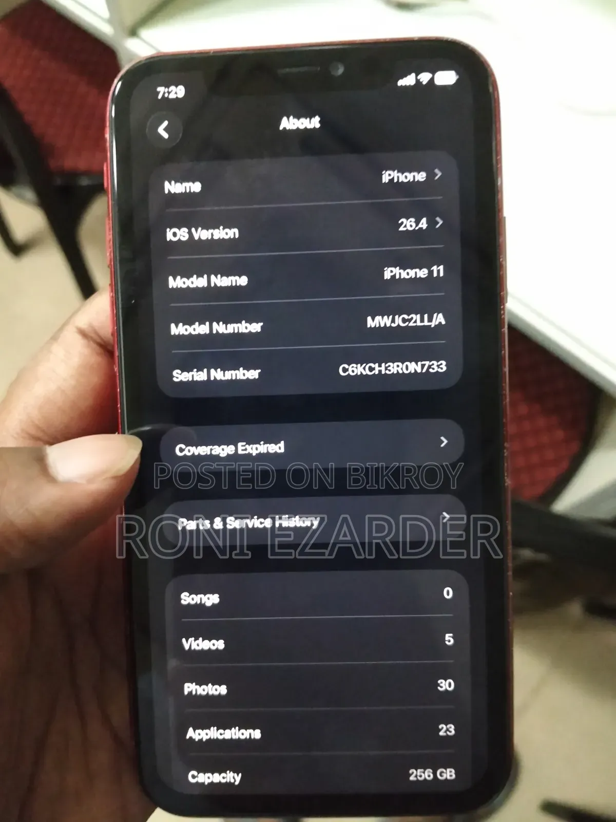 Apple iPhone 11 256 GB Red
