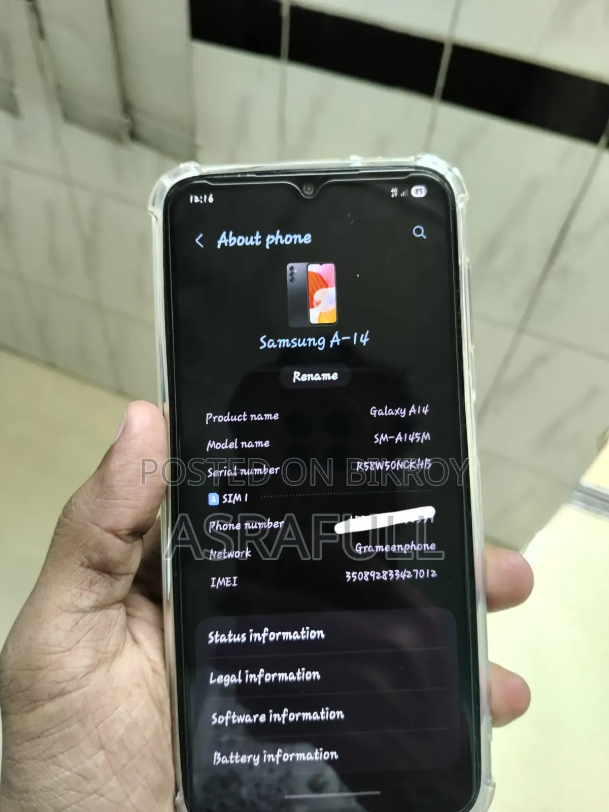 Samsung Galaxy A14 5G 128 GB Black