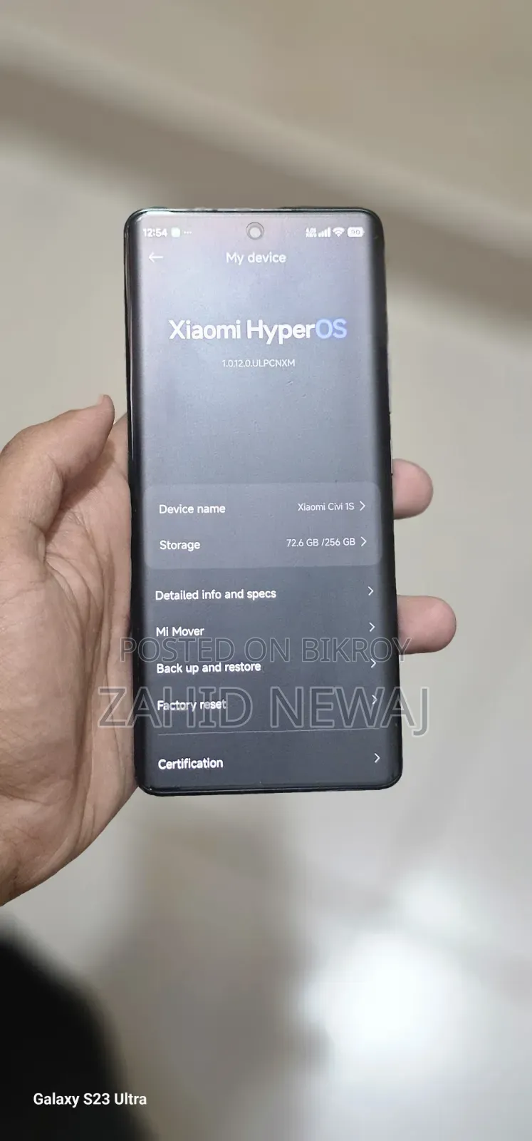 Xiaomi Civi 2 256 GB Black