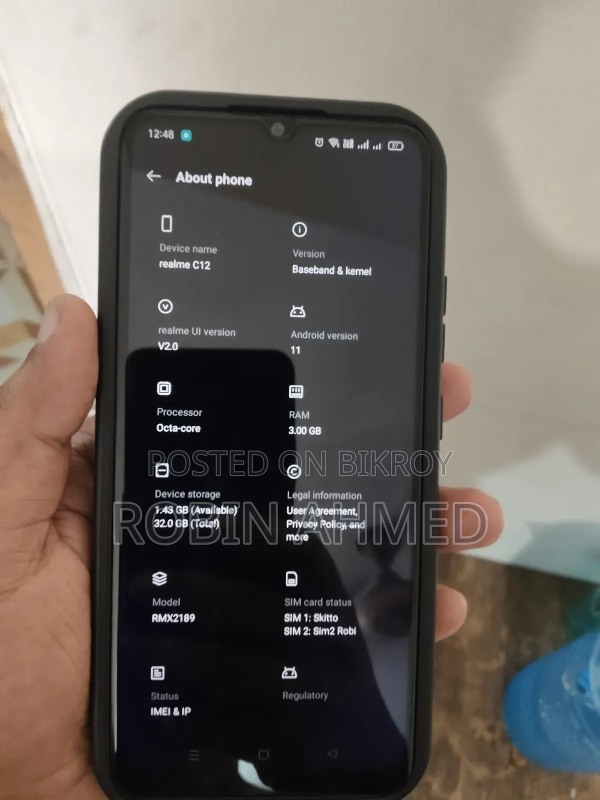 Realme C12 32 GB Blue