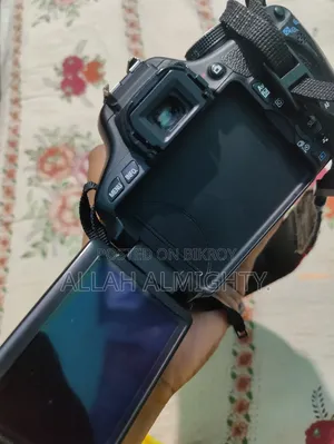 Canon 600D with 55-250 Zoom Lens (Minor display shadow, no issues)