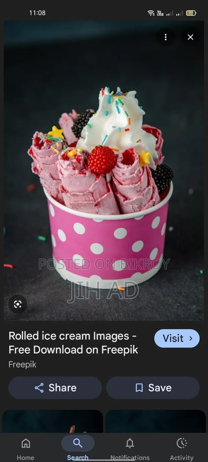 Rolling Ice Cream Machine