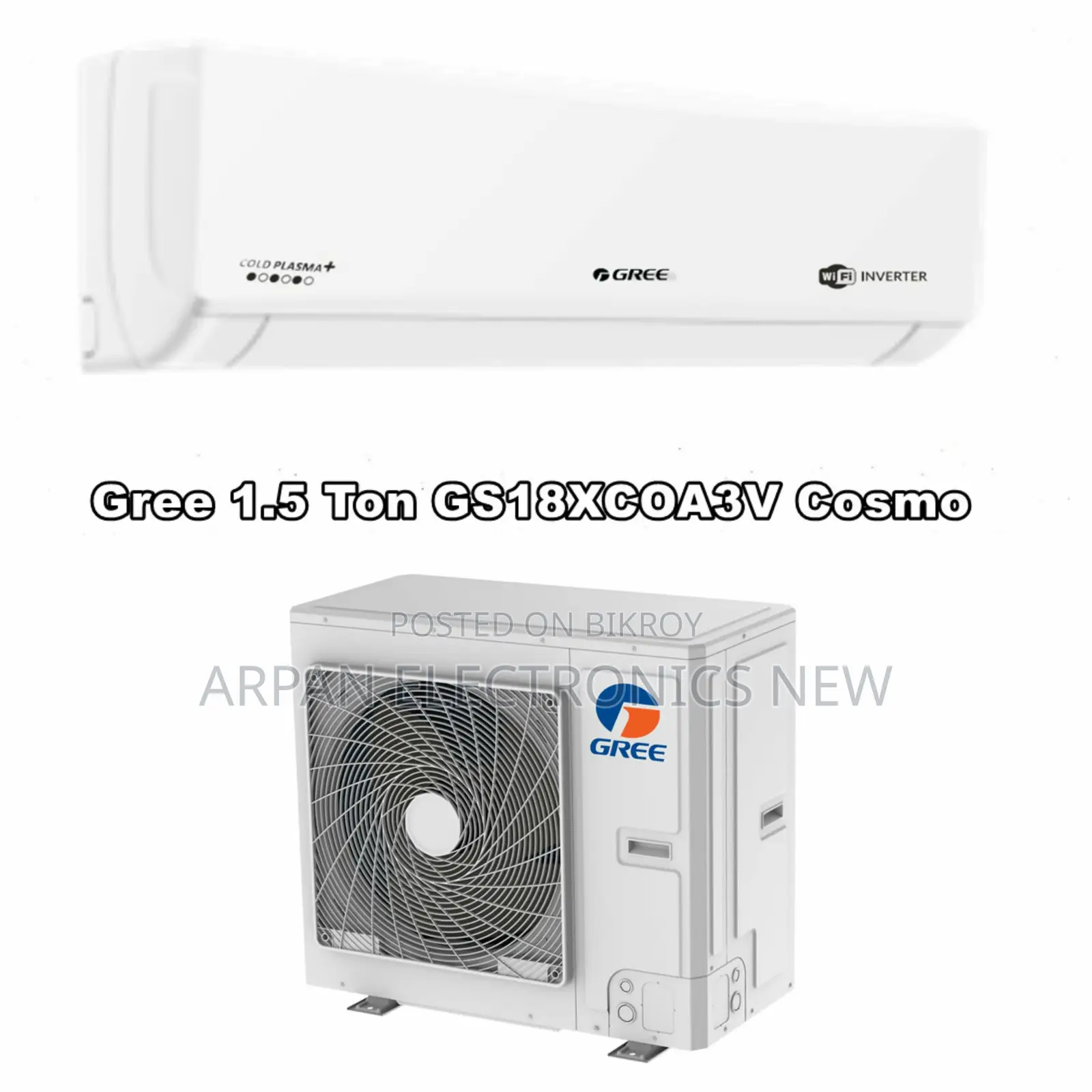 Gree Inverter Ac 1.5 Ton 5 Star Energy Saving – Upto 60%