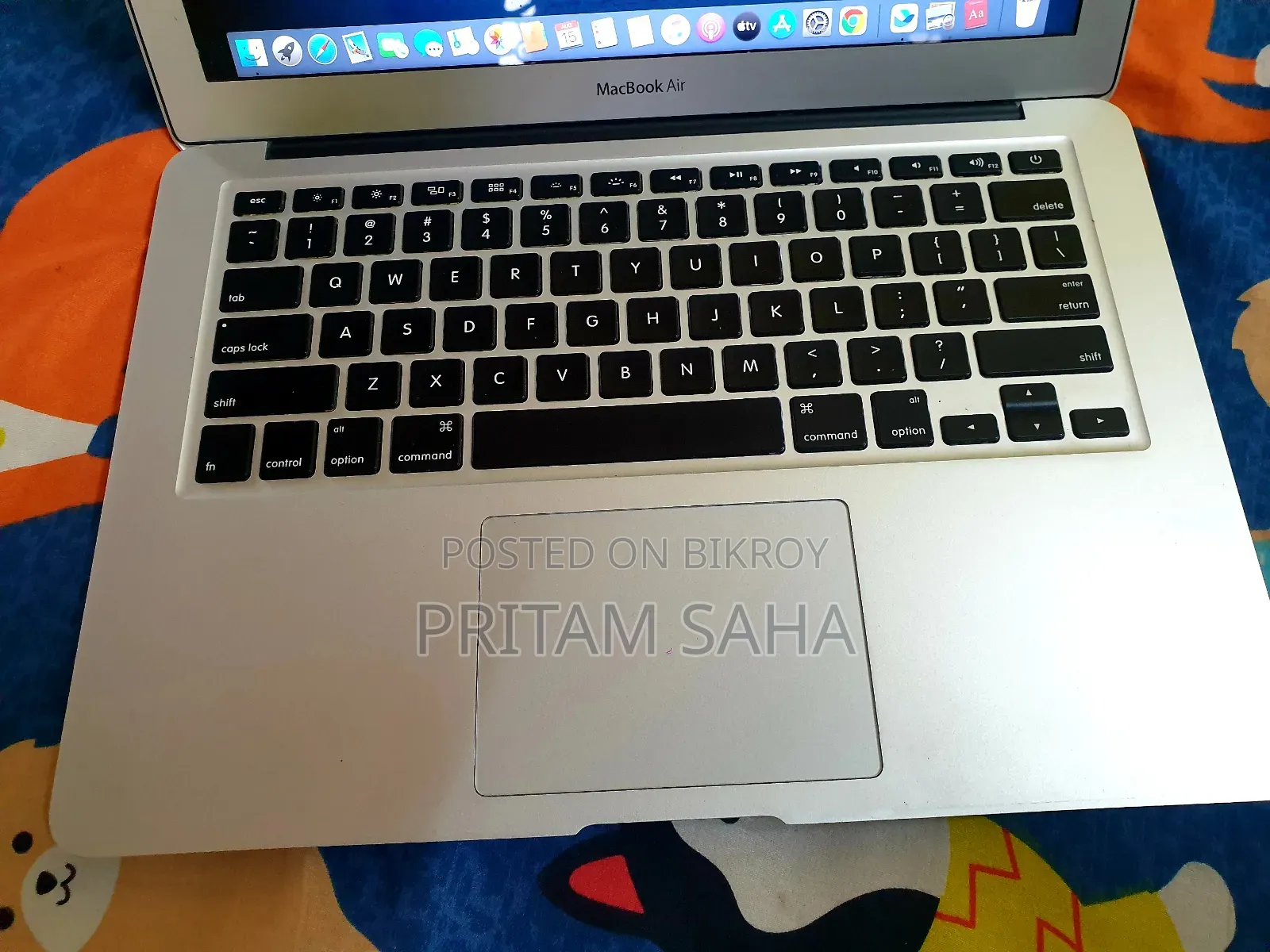 ল্যাপটপ Apple MacBook Air 2017 8GB Intel Core I7 HDD+SSD 256GB