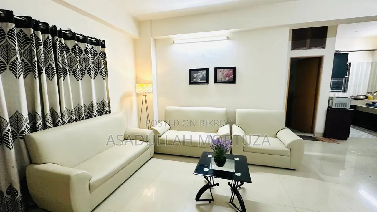 Furnished 3-Bedroom Apartment for Rent in Uttara