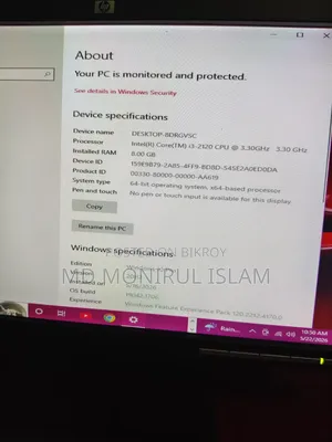 Desktop Computer Asus 8GB Intel Core I3 HDD 500GB