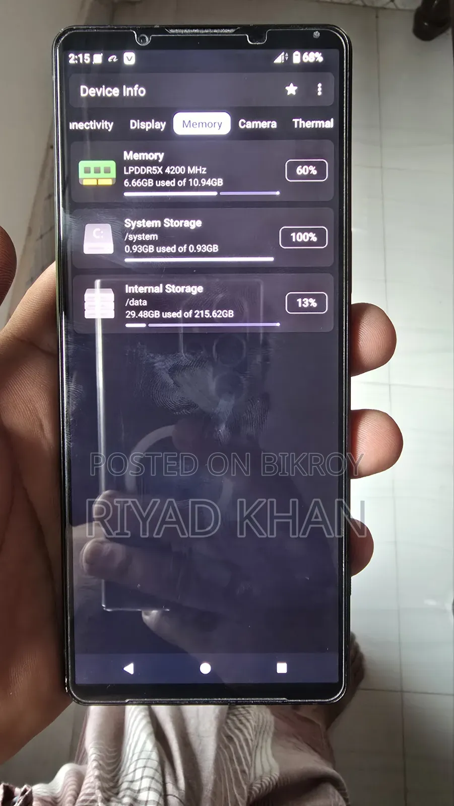 New Sony Xperia 1 v 256 GB Black