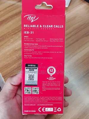 Itel Bluetooth Headset Ieb-31