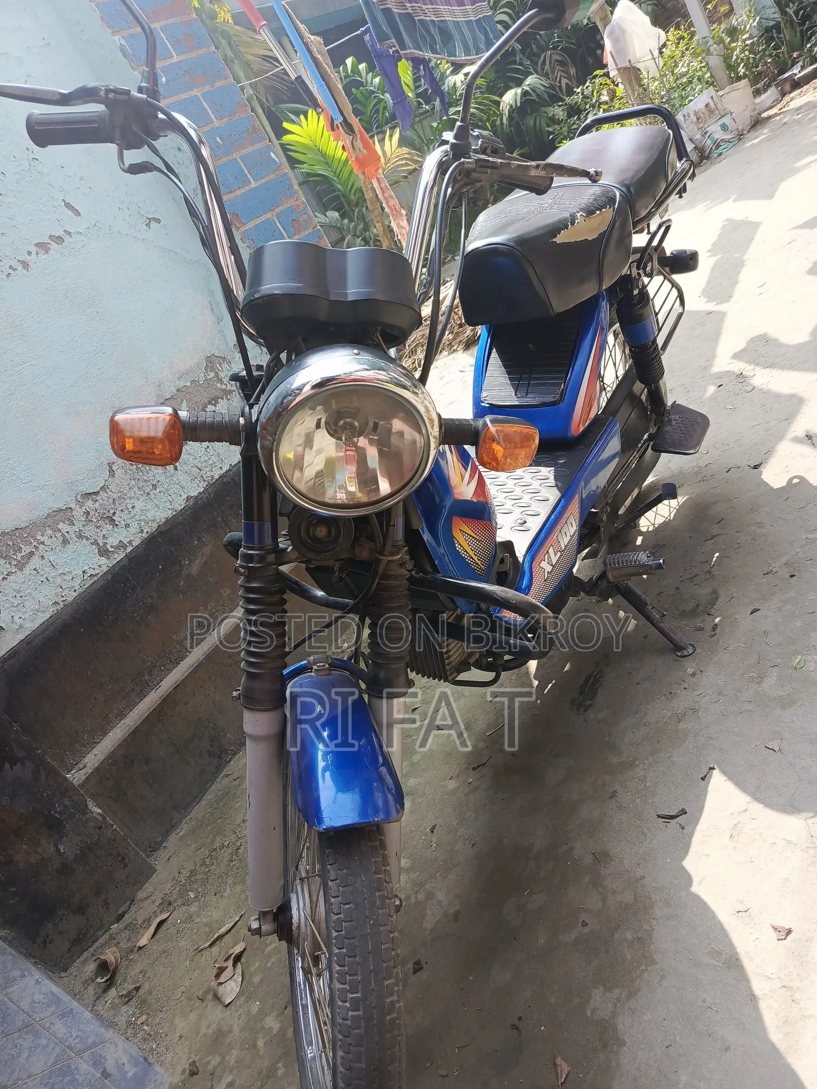 TVS XL 100 2018 Blue