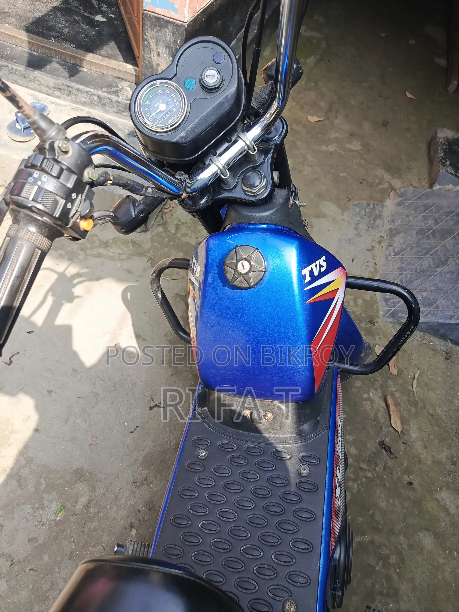 TVS XL 100 2018 Blue