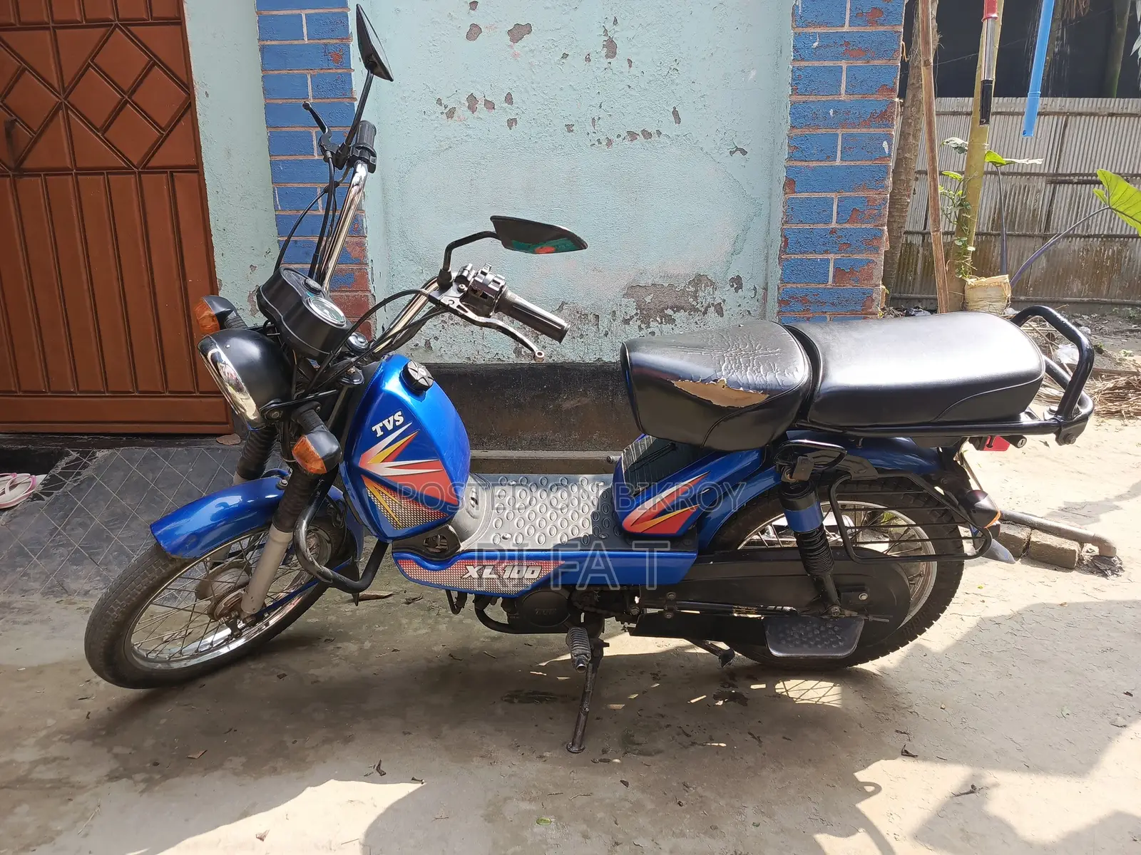 TVS XL 100 2018 Blue