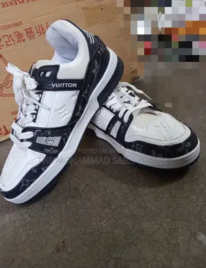 Louis Vuitton LV Monogram Black Denim Sneaker