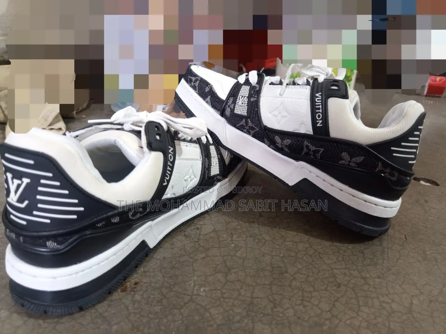 Louis Vuitton LV Monogram Black Denim Sneaker