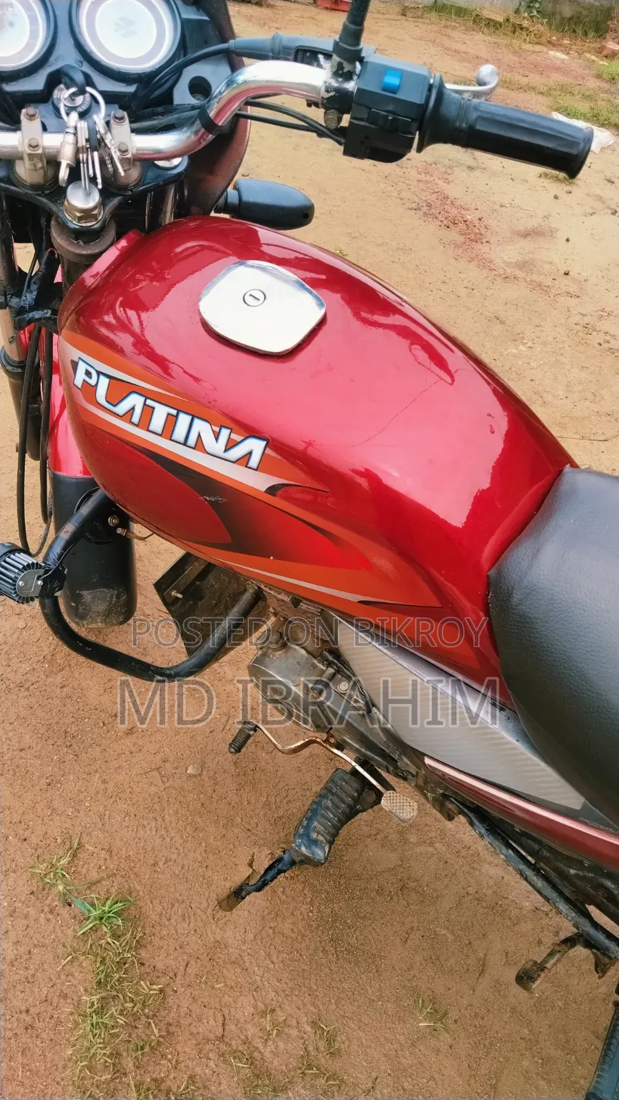 Bajaj Platina 100 2012 Red