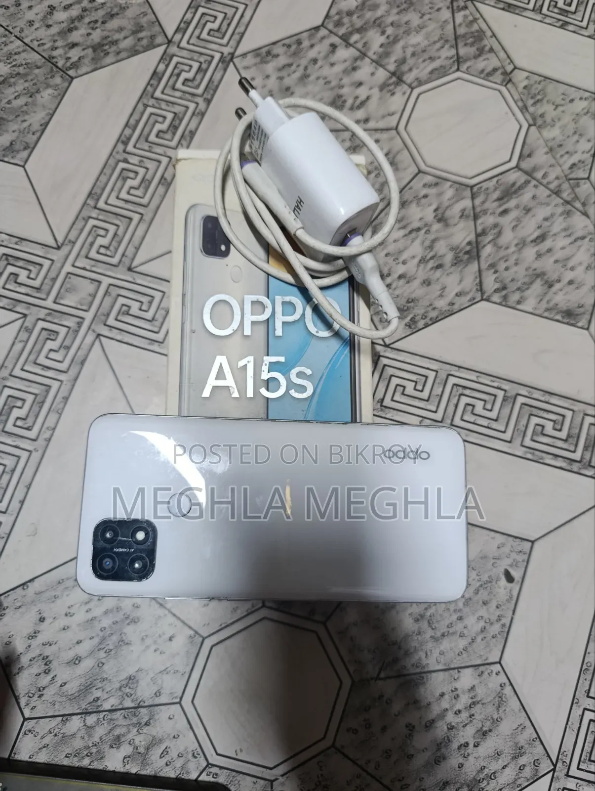Oppo A15s 64 GB White