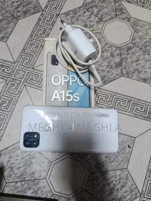 Oppo A15s 64 GB White