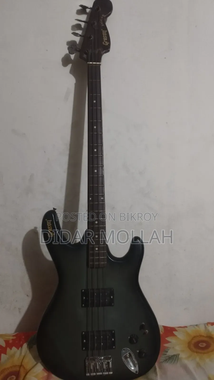 Grason Bass Guitar Repaired and Ready to Play