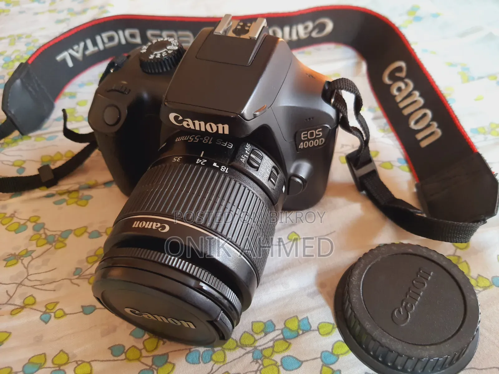Canon 4000d Wifi DSLR + Lens(Still Warranty Available)