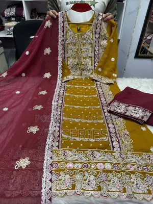 Premium Luxury Chiffon Georgette 3-Piece