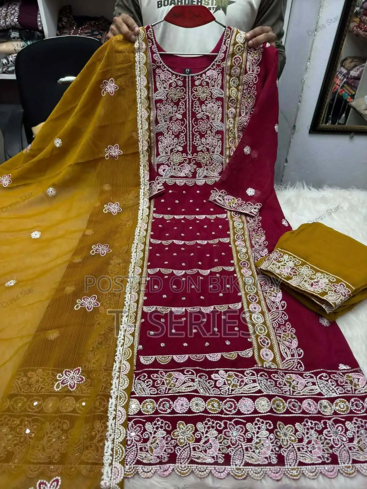 Premium Luxury Chiffon Georgette 3-Piece